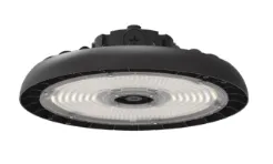 LED Round High Bay, 36,000 Lumen Max, CCT Selectable, 120-277V, White or Black Finish — Warehouse Lighting LED High Bay Lights  3500K