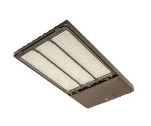 LED Area/Parking Lot Light, 50,780 Lumen Max, Wattage, CCT and Optic Selectable, 120-277V — Warehouse Lighting LED Flood Lights 340.0W 3000K
