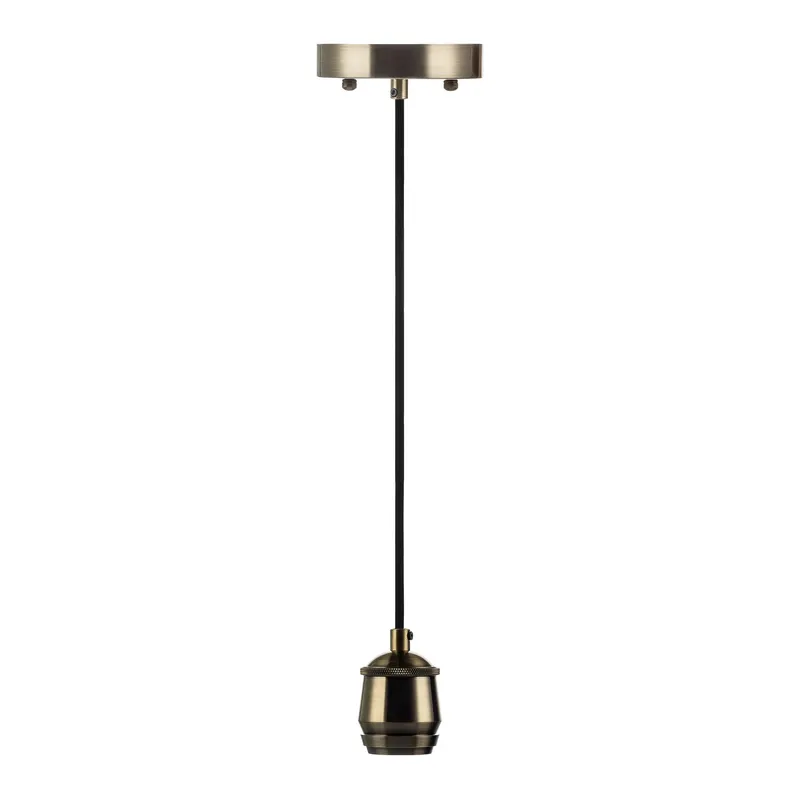 6FT Decorative Socket Pendant, Black Cord, 974 Series — Warehouse Lighting LED Landscape Lights 60.0W 
