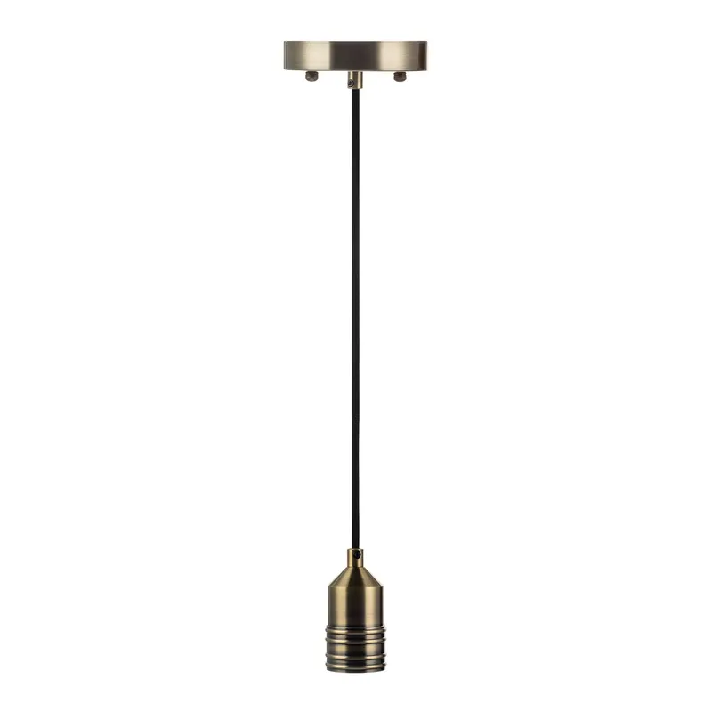 6FT Decorative Socket Pendant, Black Cord, 761 Series — Warehouse Lighting LED Landscape Lights 60.0W 