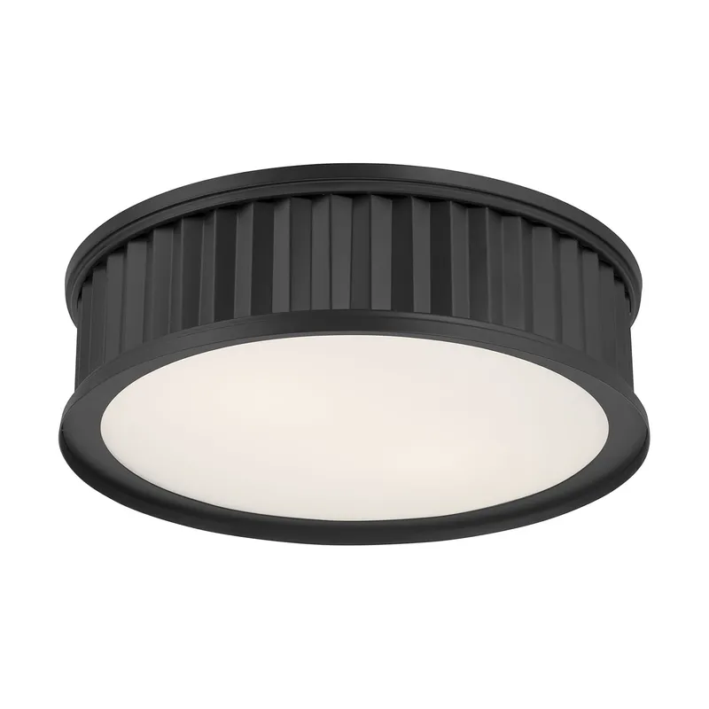 Corvella 18" Wide 3-Light Flush Mount — Warehouse Lighting LED Post Top Lights  