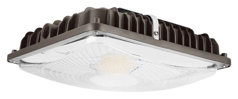 LED Canopy Light, 8000 Lumen Max, Wattage and CCT Selectable, 120-277V — Warehouse Lighting LED Area Lights 24.0W 3000K