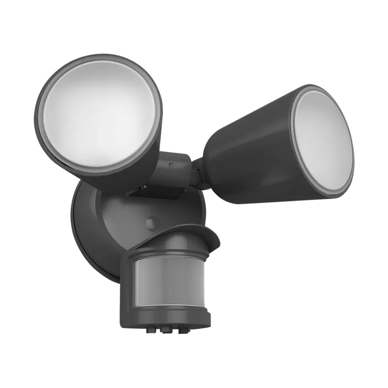 LED Security Light, 2,096 Lumen Max, 20W, CCT Selectable, 120V, Bronze, Black or White — Warehouse Lighting LED Lighting Controls 20.0W 3000K