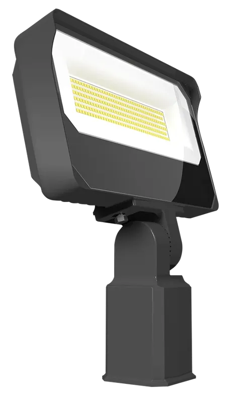 LED Flood Light, 14,040 Lumen Max, Wattage and CCT Selectable, 120-277V, Bronze or White Finish — Warehouse Lighting LED Flood Lights 70.0W 3000K