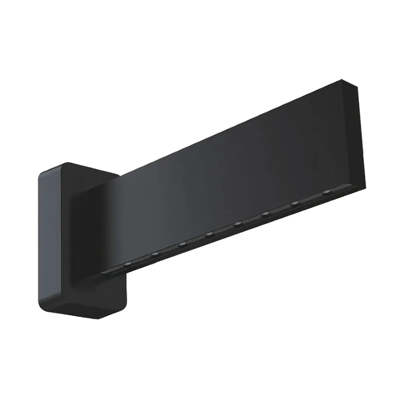 18" Architectural 0.7" Slim Up and Down Wall Sconce, 1350 Lumens, 15W, CCT Selectable, 120V, White and Sandy Black Finish — Warehouse Lighting LED Wall Lights 15.0W 2700K