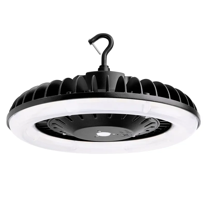 LED UFO High Bay, 30,500 Lumen Max, Wattage or CCT Selectable,120-277V — Warehouse Lighting LED High Bay Lights 150.0W 4000K