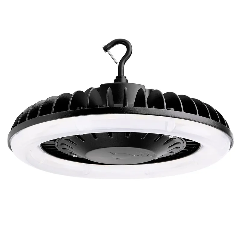 LED UFO High Bay, 24,500 Lumens, 180W, 5000K, 120-277V — Warehouse Lighting LED High Bay Lights 180.0W 5000K
