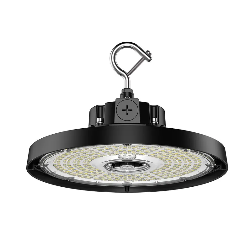 Aries G6 LED UFO High Bay, 36,000 Lumen Max, Wattage and CCT Selectable, Black Finish, Comparable to 750-1000 Watt HID Fixture, 120-277V — Warehouse Lighting LED High Bay Lights 1000.0W 3500K
