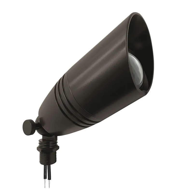 Landscape Bullet Light - MR-16: Style 3: Traditional, 12V, Bronze or Black — Warehouse Lighting LED Flood Lights 50.0W 