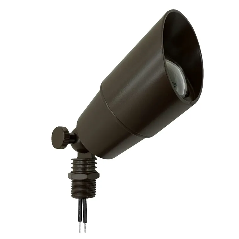 Landscape Bullet Light - MR-16: Style 2 Modern,12V, Bronze or Black — Warehouse Lighting LED Flood Lights 50.0W 