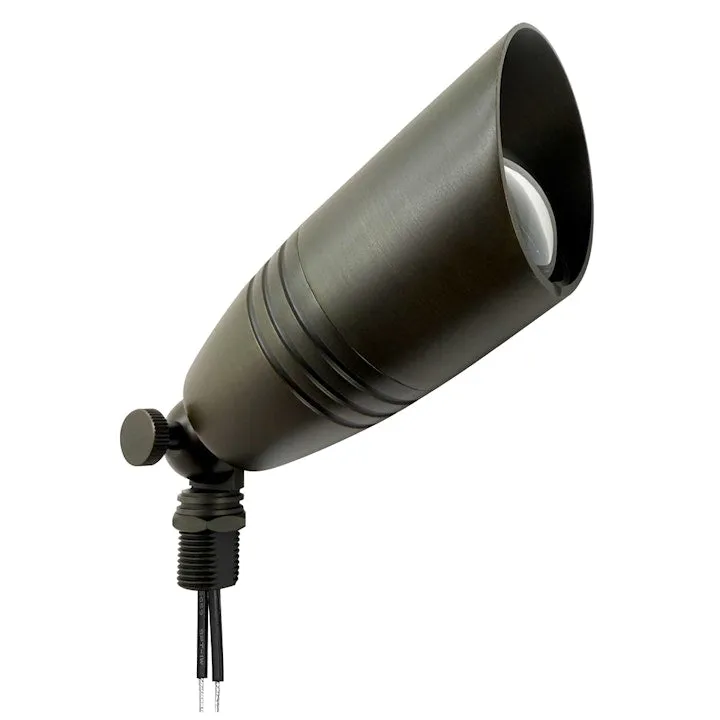 Landscape Bullet Light - MR-16: Style 3: Traditional, 12V, Oil Rubbed Bronze or Matte Black — Warehouse Lighting LED Flood Lights 50.0W 