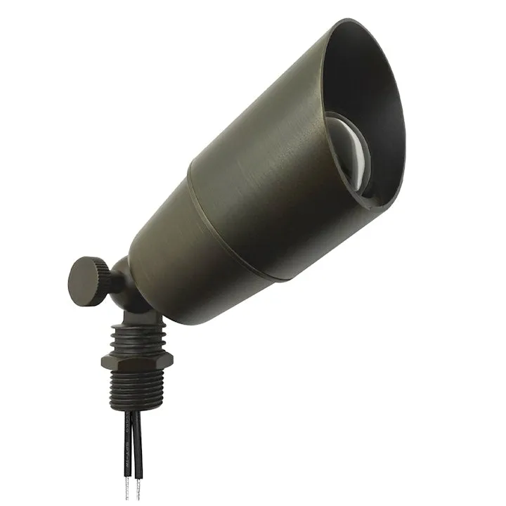 Landscape Bullet Light - MR-16: Style 2 Modern, 12V, Oil Rubbed Bronze or Matte Black — Warehouse Lighting LED Flood Lights 50.0W 