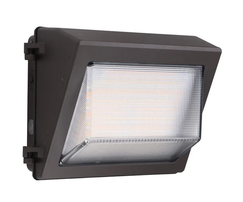 LED Traditional Wall Pack, 5,800 Lumen Max, Wattage and CCT Selectable, Beam Angle Adjustable, Integrated Photocell, 120-277V — Warehouse Lighting LED Wall Lights 40.0W 