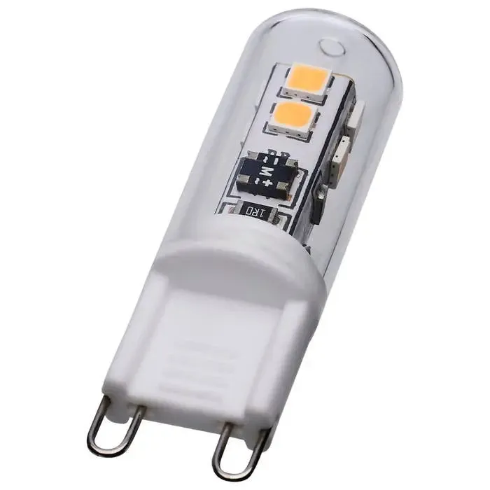 SATCO 2 Watt T4 LED; Clear Finish; G9 Base; 3000K; 120 Volt — Warehouse Lighting LED Bulbs & Lamps 2.0W 3000K