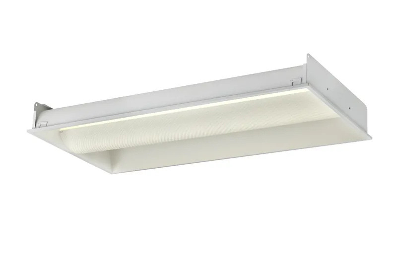 2X4 LED Indirect Mesh-Basket Troffer, 7920 Lumen Max, Wattage and CCT Selectable, 120-277V — Warehouse Lighting LED Downlights 50.0W 2700K