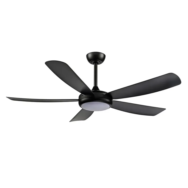 Airstra 5 Blade LED Indoor/Outdoor Ceiling Fan, 52" Sweep — Warehouse Lighting LED Post Top Lights 20.0W 3000K