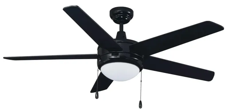 Mirage 5-Blade LED Ceiling Fan, 50" Sweep, 120V — Warehouse Lighting LED Post Top Lights  3000K