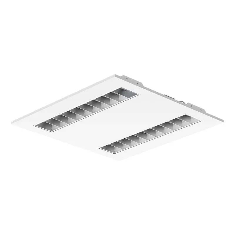 2x2 LED Architectural Grille Troffer, 4320 Lumen Max, Wattage and CCT Selectable, 120-277V — Warehouse Lighting LED Downlights 24.0W 3500K