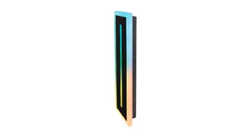 24" LED RGBW Outdoor Wall Sconce with Center Light, 24W, 120-277V — Warehouse Lighting LED Wall Lights 24.0W 2700K