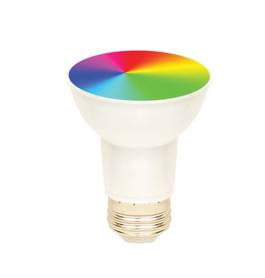 Smart App Compatible RGBW PAR20, 400 Lumens, 4.5W, 120V — Warehouse Lighting LED Bulbs & Lamps 4.5W 