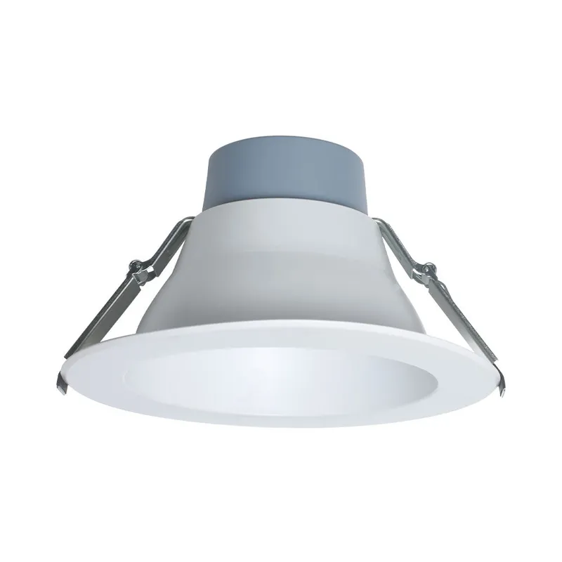 LED 8” Commercial Downlight, 2500 Lumen Max, Wattage and CCT Selectable, 120-277V — Warehouse Lighting LED Downlights 10.0W 2700K