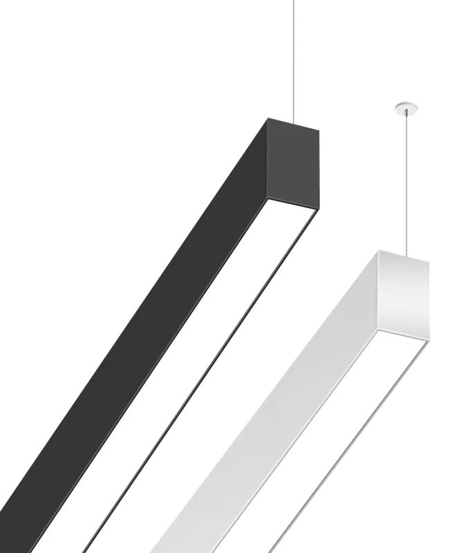 1.8" x 8FT LED Direct/Indirect Linear Fixture, 9760 Lumen Max, Wattage and CCT Selectable, 120-277V — Warehouse Lighting LED Linear Lights  