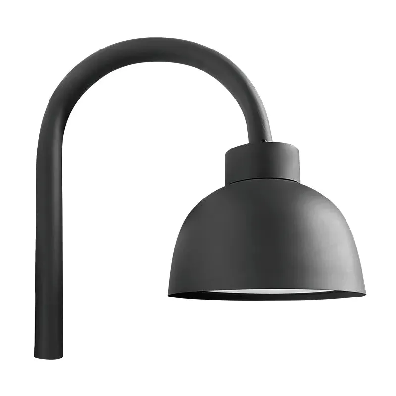 12" Dome Light with Bell Arm, 4000 Lumen Max, Wattage and CCT Selectable, 120V, White, Black or Bronze Finish — Warehouse Lighting LED Lighting Controls 24.0W 3000K