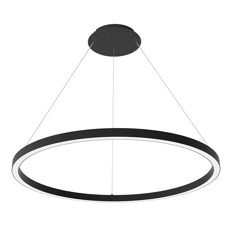 48" LED Round Pendant Up/Down Light, 6240 Lumen Max, Wattage and CCT Selectable, 120-277V — Warehouse Lighting LED Linear Lights 40.0W 3000K