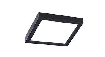6PK 5" LED Square Surface Mini Panel, 10W, CCT Selectable, 120V, Black or White — Warehouse Lighting LED Troffers & Panels 10.0W 3000K