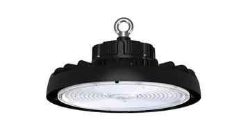 LED UFO High Bay, 51,000 Lumen Max, Wattage and CCT Selectable, 120-277V, Black or White Finish — Warehouse Lighting LED High Bay Lights 200.0W 3000K