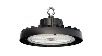 LED UFO High Bay, 34,000 Lumen Max, Wattage and CCT Selectable, 120-277V, Black or White Finish — Warehouse Lighting LED High Bay Lights 150.0W 3000K