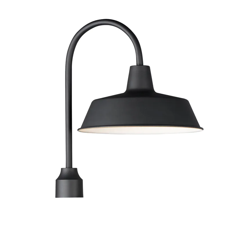 Pier M-Outdoor Post Lantern, 120V, Black, Empire Bronze or Weathered Zinc Finish — Warehouse Lighting LED Lighting Controls 100.0W 