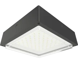 LED Canopy Light, 13,588 Lumen Max, Wattage and CCT Selectable, 120-277V — Warehouse Lighting LED Area Lights 70.0W 3000K