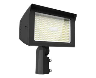 LED Flood Light, 22,797 Lumen Max, Wattage and CCT Selectable, Adjustable Optics, 120-277V — Warehouse Lighting LED Flood Lights 150.0W 3000K