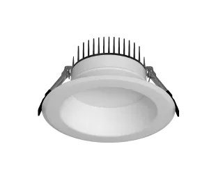 6" LED Round Commercial Downlight, 5000 Lumen Max, Wattage and CCT Selectable, 120-277V — Warehouse Lighting LED Downlights 30.0W 2700K