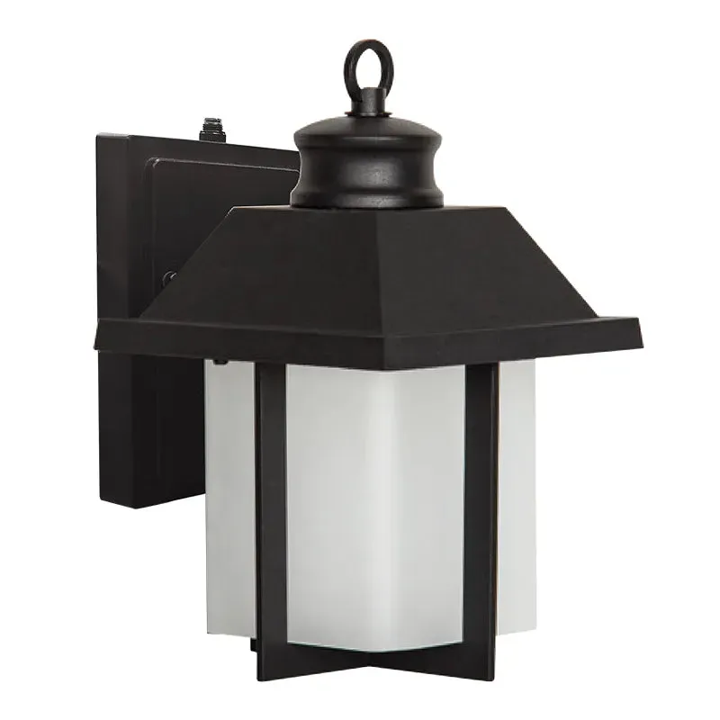 8" Mini Square Lantern with Photocell, 12W, 650 Lumens, CCT Selectable, 120V — Warehouse Lighting LED Wall Lights 12.0W 3000K