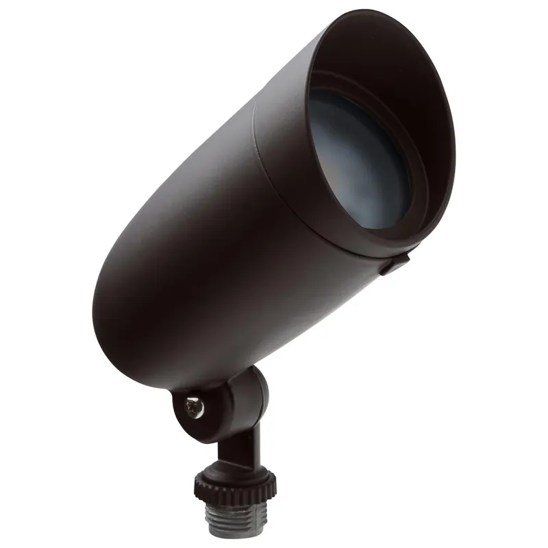 6 Watt LED Landscape Floodlight; RGB and 2700K-5000K Tunable White; Bronze Finish — Warehouse Lighting LED Flood Lights 6.0W 2700K