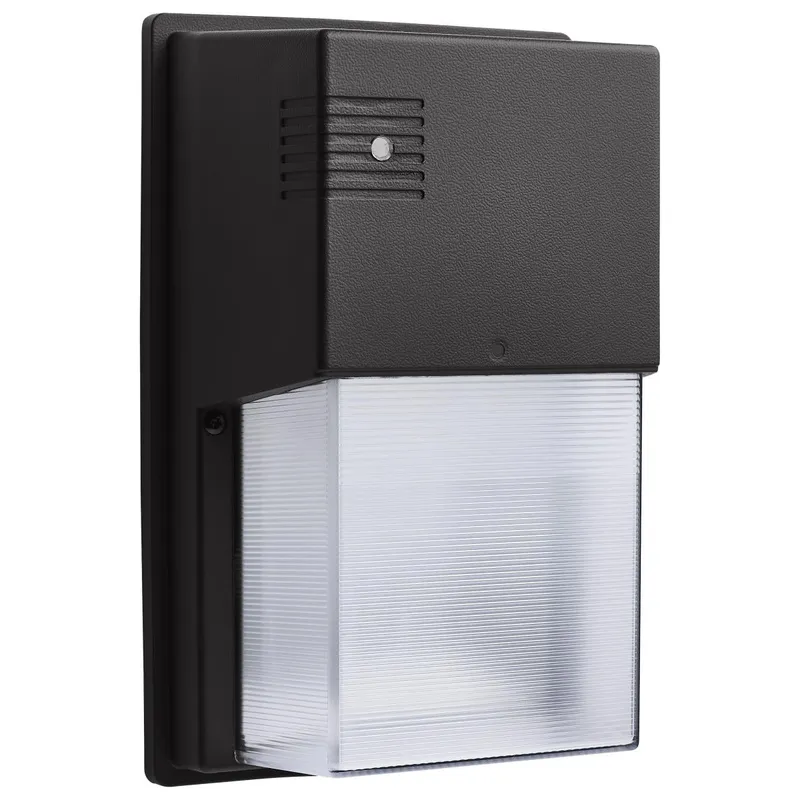 LED Entryway Wall Pack; 10/15/20 Wattage Selectable; 30K/40K/50K CCT Selectable; Bronze or White Finish — Warehouse Lighting LED Wall Lights 20.0W 5000K