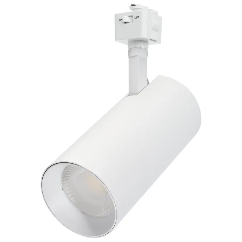 30 Watt LED Track Head; 48 Degree Beam Spread; J-Style Track; 5 CCT Selectable; Matte White or Black Finish — Warehouse Lighting LED Landscape Lights 30.0W 2700K