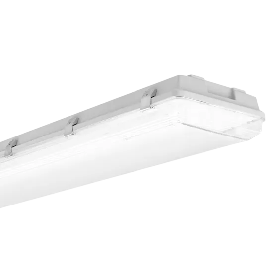 4FT 3 Lamp, Vapor Tight Fixture, LED Ready, 120-277V — Warehouse Lighting LED Linear Lights  