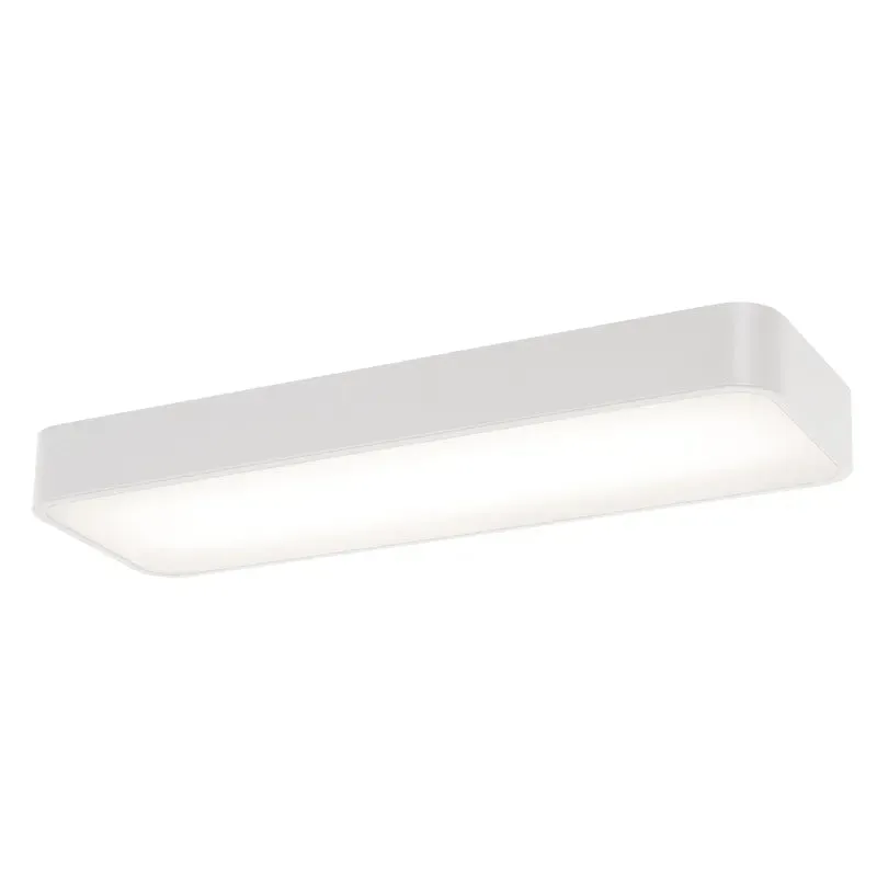 2FT LED Surface Ceiling Light, 3000 Lumen Max, Wattage and CCT Selectable, 120-277V, White or Black Finish — Warehouse Lighting LED Downlights 18.0W 2700K