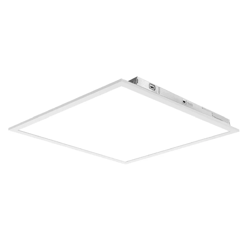2PK 2x2 LED Panel: Backlit-Line Control Ready, 4000 Lumen Max, Wattage and CCT Selectable, 120-277V — Warehouse Lighting LED Downlights 12.0W 3000K