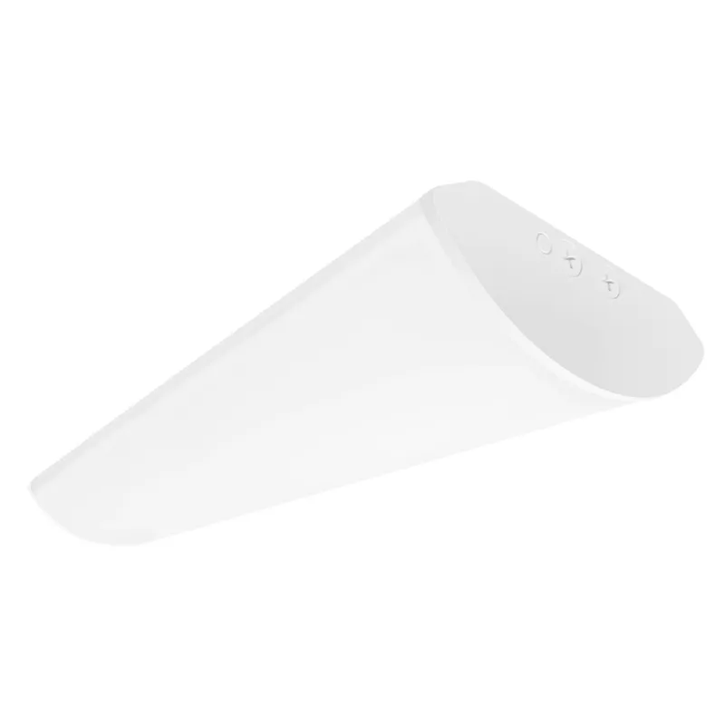 10" X 4FT LED Frosted Wrap Light, 6500 Lumen Max, Wattage and CCT Selectable, 120-277V — Warehouse Lighting LED Linear Lights 30.0W 3000K