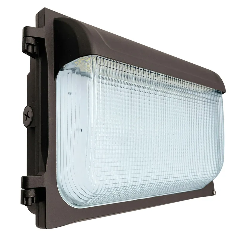 LED Wall Pack, 7,800 Lumen Max, Wattage and CCT Selectable, Integrated Photocell, 277-480V — Warehouse Lighting LED Wall Lights 30.0W 5000K
