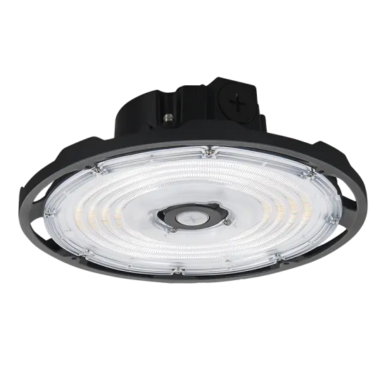 LED Compass UFO High Bay, 21,000 Lumens, 150W, 5000K, 120-277V, Black or White Finish — Warehouse Lighting LED High Bay Lights 150.0W 5000K