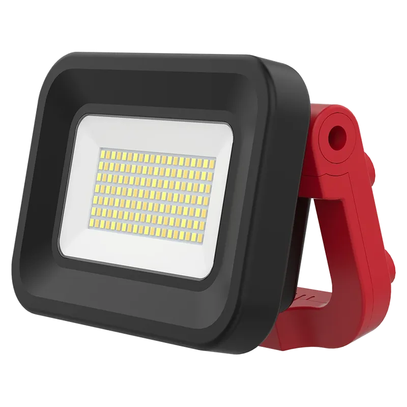 LED Work Light, 2000 Lumens, CCT Selectable, 12W, Portable, Rechargeable — Warehouse Lighting LED Landscape Lights 12.0W 3000K