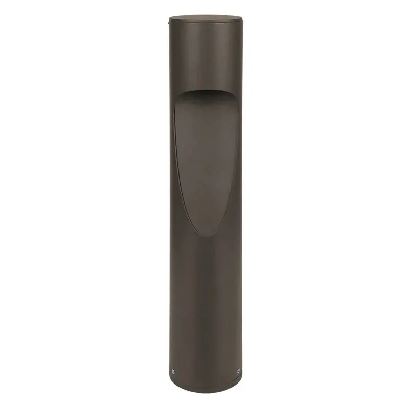 26" Round Path-Light Bollard Lights, 1500 Lumens, 15W, CCT Selectable, 120-277V, Black or Bronze — Warehouse Lighting LED Bollards & Pathway Lights 15.0W 3000K