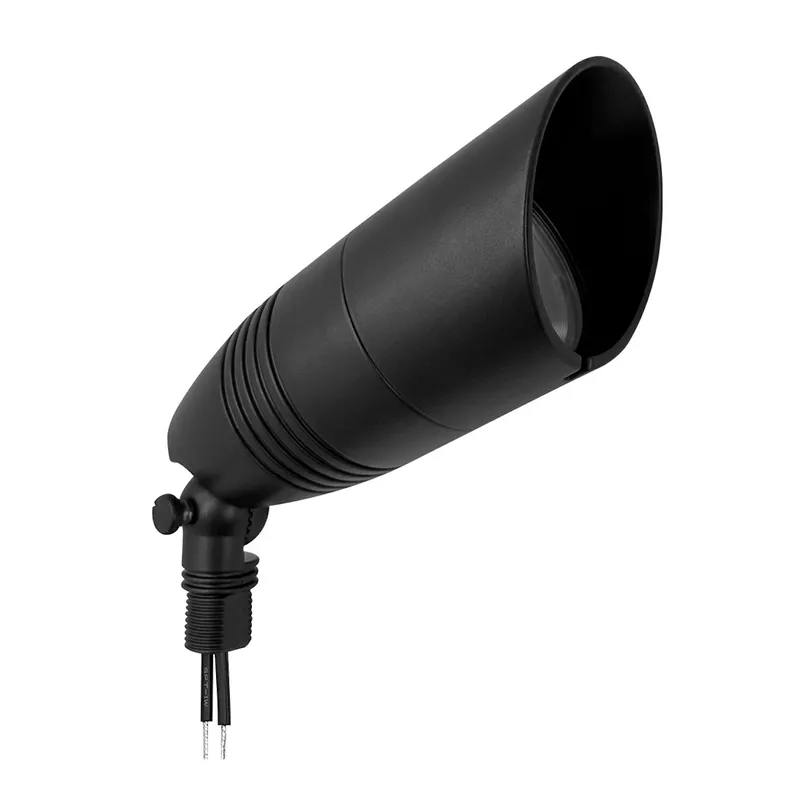LED RGB Bullet Flood Light, Spot Style, 450 Lumens, 5W, 12-24V, Bronze or Black Finish — Warehouse Lighting LED Flood Lights 5.0W 2700K