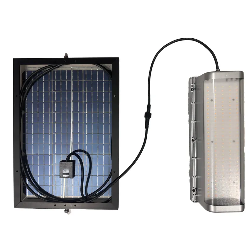 Commercial Solar Shelter Light — Warehouse Lighting LED Landscape Lights  