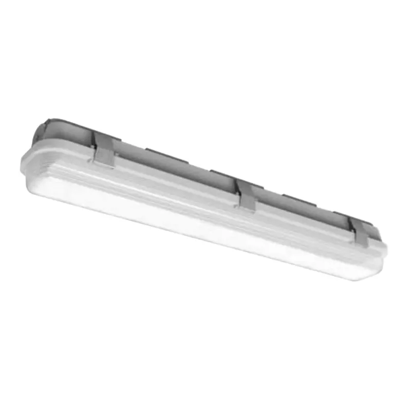 4FT LED Vapor Tight Fixture, 5280 Lumens, 40W, 5000K, 120-277V — Warehouse Lighting LED Linear Lights 40.0W 5000K